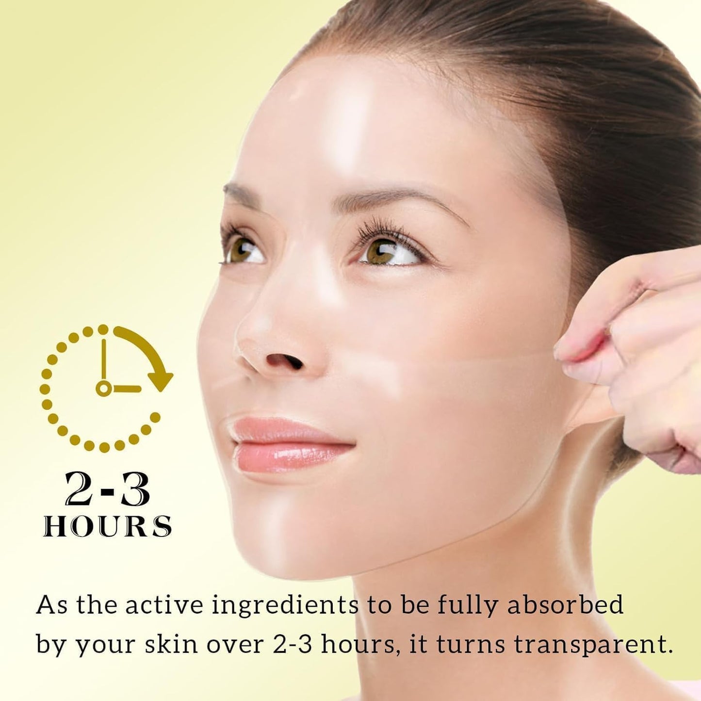 Bio-Collagen Overnight Collagen Face Mask, Deep Collagen Anti-Wrinkle Lifting Glass Glow Face Mask for Moisturizing, Firming, Glowing Skin Care, Bio Collagen Sheet Mask for All Skin Types, 17 Packs